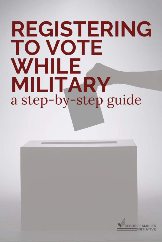 Registering to Vote While Military