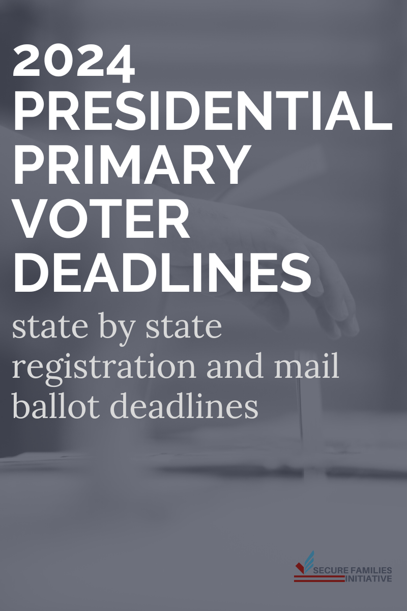 2024 Primary Election Deadlines for Military Voters Secure Families